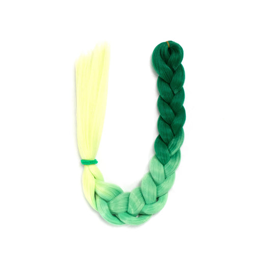 Lunautics Top Shelf - Ombre Green Braid Hair Braid-In Hair