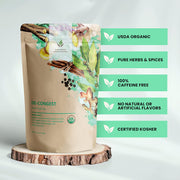 Gardenika Shop Decongest Loose Tea, Respiratory Comfort & Warming Support - Ayurvedic Blend with Turmeric - Ginger & Cinnamon - Herbal & Caffeine Free - Organic & Kosher Loose Leaf Tea