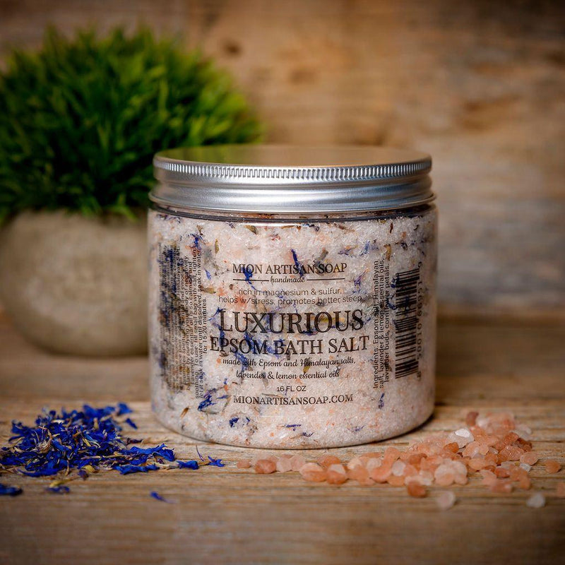 MION Artisan Soap Co. Luxurious Epsom Bath Salt | Relaxation and Rejuvenation