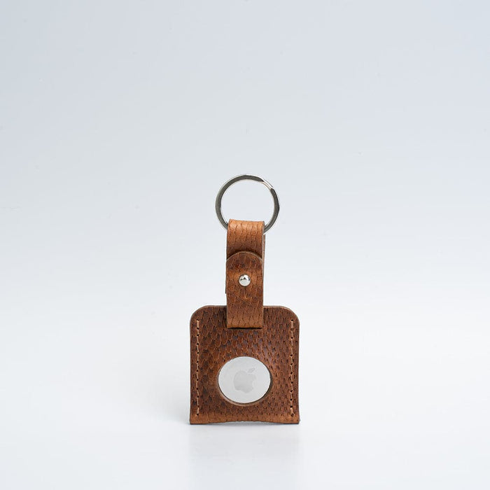 Leather AirTag Keyring by Geometric Goods