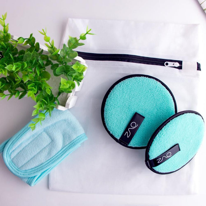 ZAQ Skin & Body - ZAQ Skin & Body -  Reusable Makeup Remover Pads 4pack with Spa facial Headband