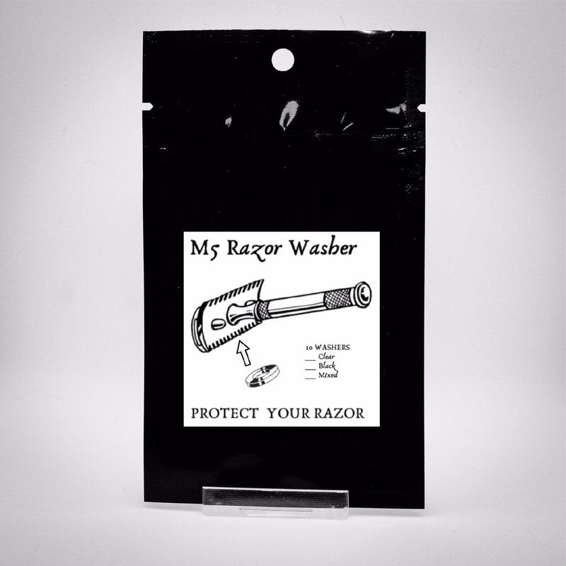 Murphy and McNeil M5 Razor Washers for DE Safety Razor (10 Count, Choose Color) Safety Razor