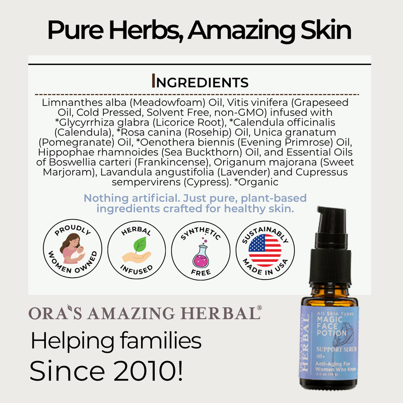 Ora's Amazing Herbal Magic Face Potion, For Women Who Know Face Care