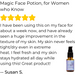 Ora's Amazing Herbal Magic Face Potion, For Women Who Know 0.5oz