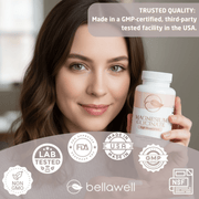 Bellawell Health Magnesium Glycinate - Cellular Balance by Bellawell Capsules Dark Gray