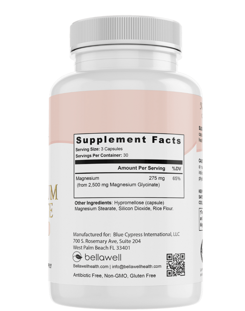 Magnesium Glycinate - Cellular Balance by Bellawell