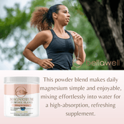Bellawell Health Magnesium Powder Blend by Bellawell Powder Misty Rose