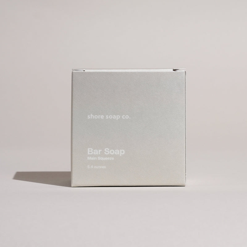 Shore Soap Co. Main Squeeze Bar Soap Bar Soap Light Gray