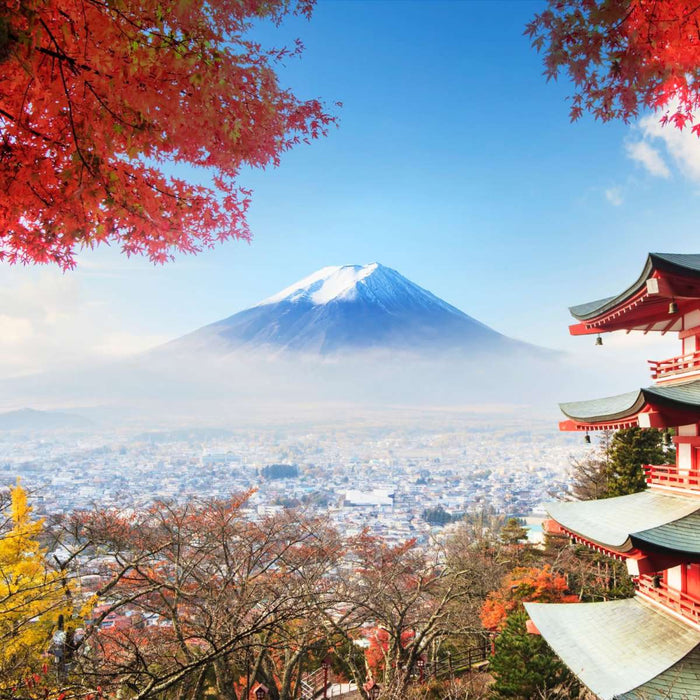 Autumn Mount Fuji Wall Art