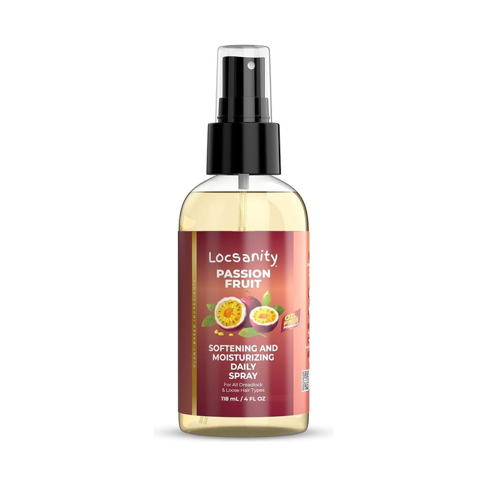 Locsanity Passion Fruit Softening and Moisturizing Daily Spray for Locs, Dreadlocks, Sisterlock, Microlock, Locs, Oil-Free Hair Scalp Moisturizer