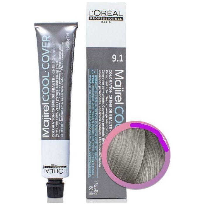 Majirel L'Oreal Professionnel Majirel Permanent Creme Color 9.1 9B Hair Color