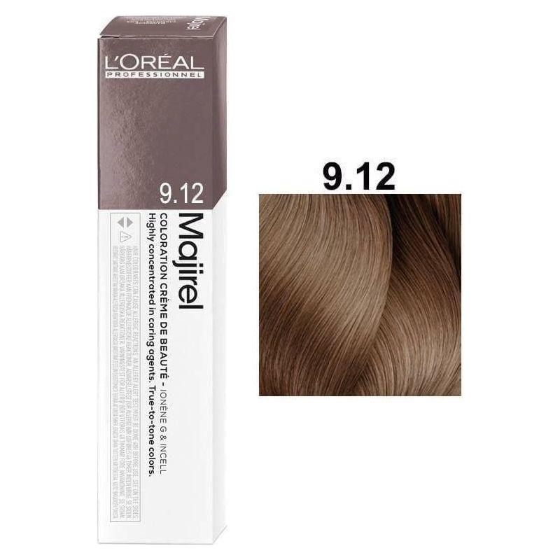 Majirel L'Oreal Professionnel Majirel Permanent Creme Color 9.12 Hair Color