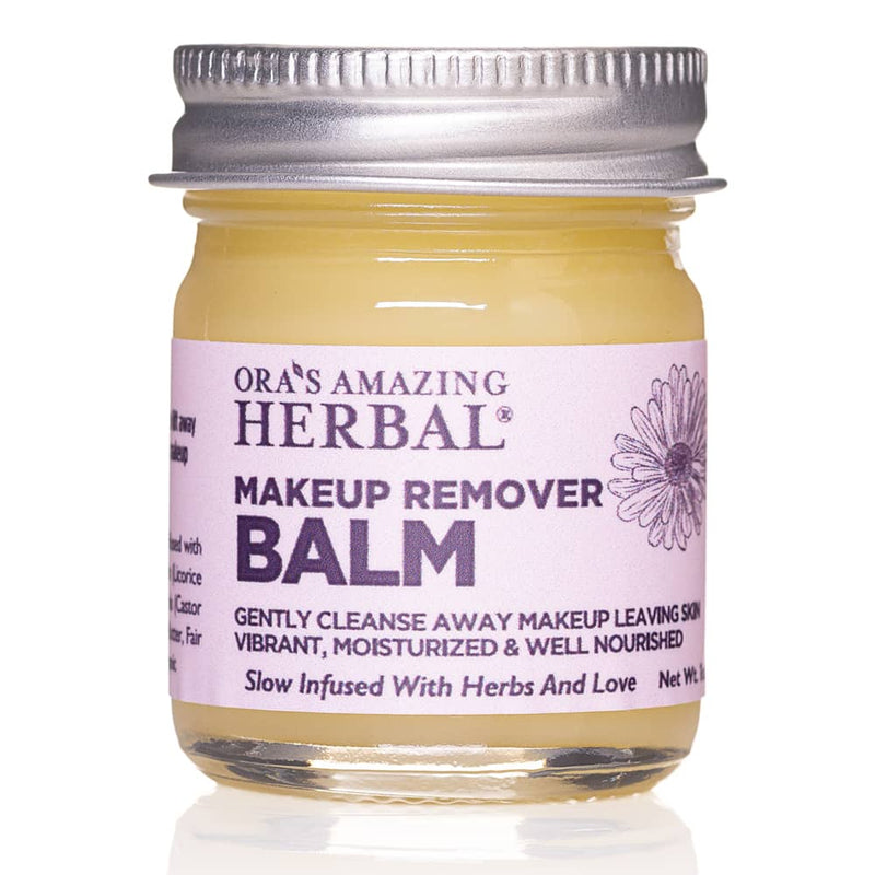 Ora's Amazing Herbal Make Up Remover Balm with Calendula, Fragrance Free Makeup Removers