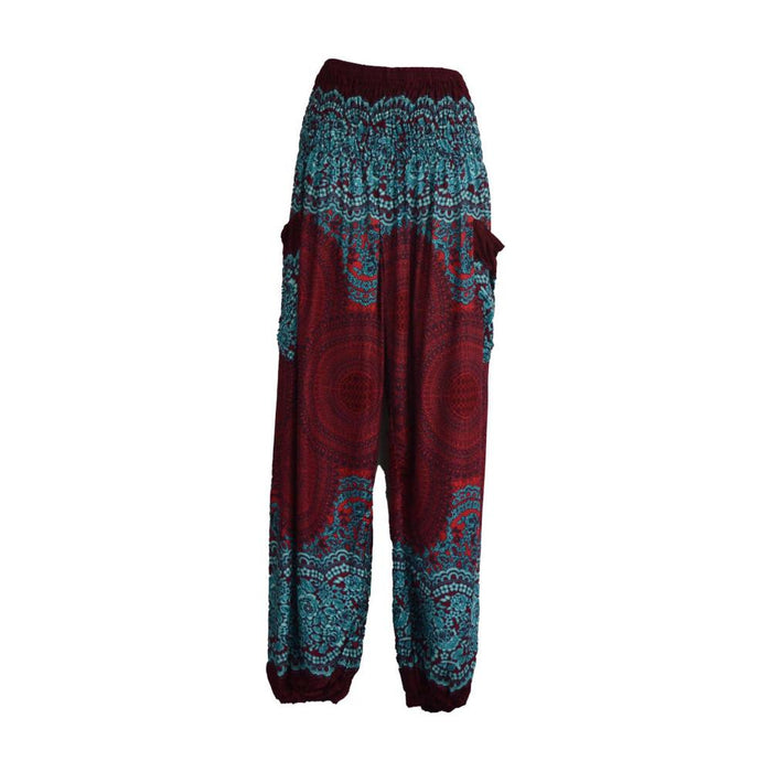 Threddies Loose Mandala Pants With Pockets