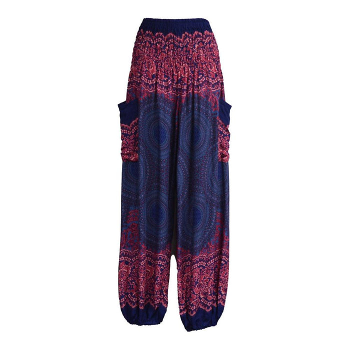 Threddies Loose Mandala Pants With Pockets