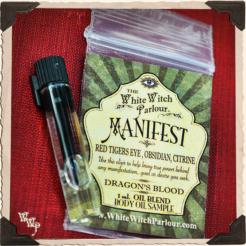 WhiteWitchParlour.com MANIFEST Elixir 1/3oz. BODY OIL Rollon. For Abundance, Attraction & Positivity. aromatherapy, perfume, oils
