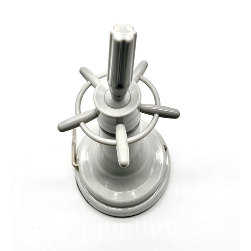 VIP Extensions Unique Collection Mannequin Head Stand, Plastic Hair Tools White Smoke GREY