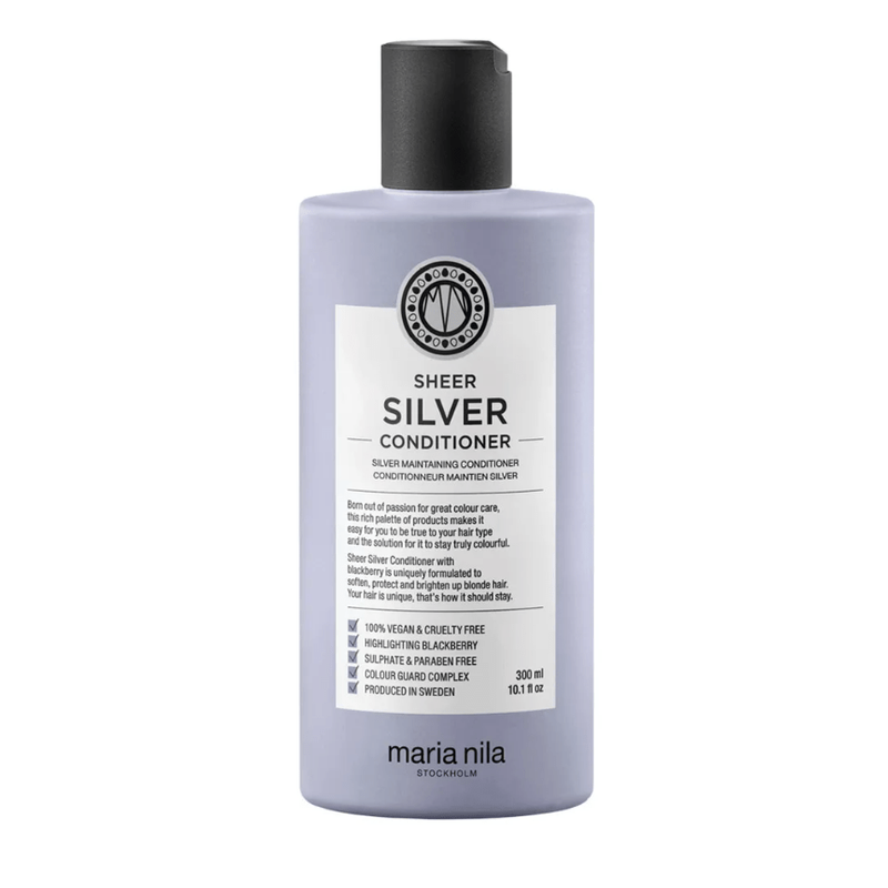 VIP Extensions Maria Nila Sheer Silver,Conditioner 10.1 fl oz