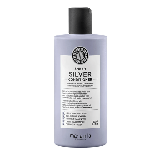VIP Extensions Maria Nila Sheer Silver Conditioner, 10.1 oz Conditioner White Smoke