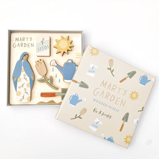 Be A Heart Mary's Garden Wooden Puzzle puzzle