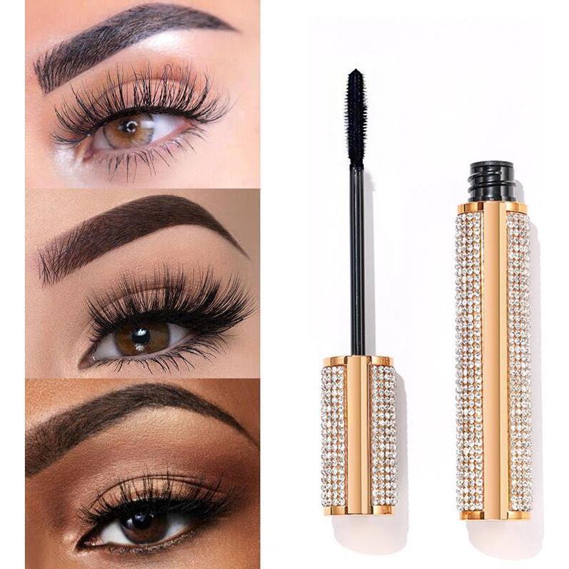 EpiLynx Mega Volume Vegan Mascara – Smudge-Proof with Handmade Diamond Case