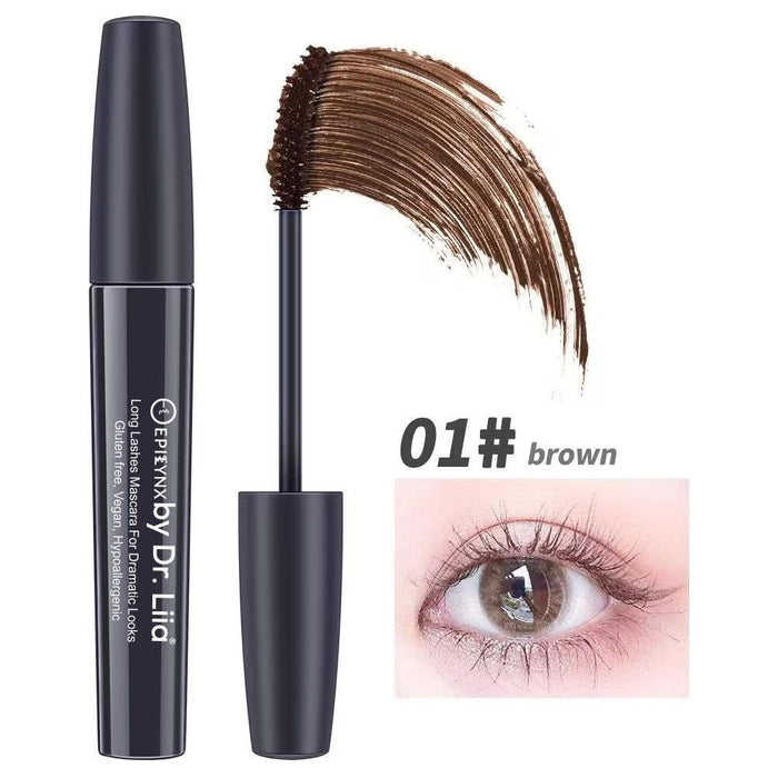 Long Lashes Mascara For Dramatic Looks - Carbon Black, Brown, Blue, Purple and Red Mascara