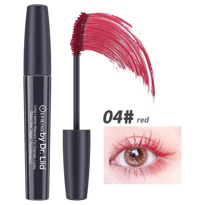 Long Lashes Mascara For Dramatic Looks - Carbon Black, Brown, Blue, Purple and Red Mascara