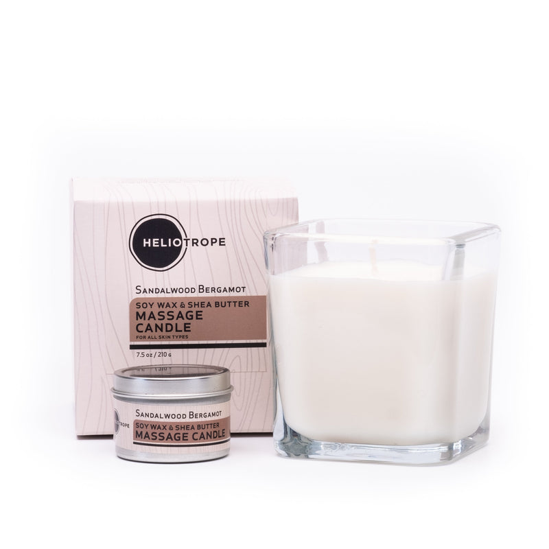 Heliotrope San Francisco Soy & Shea Massage Candles - NOW 30% OFF Candle