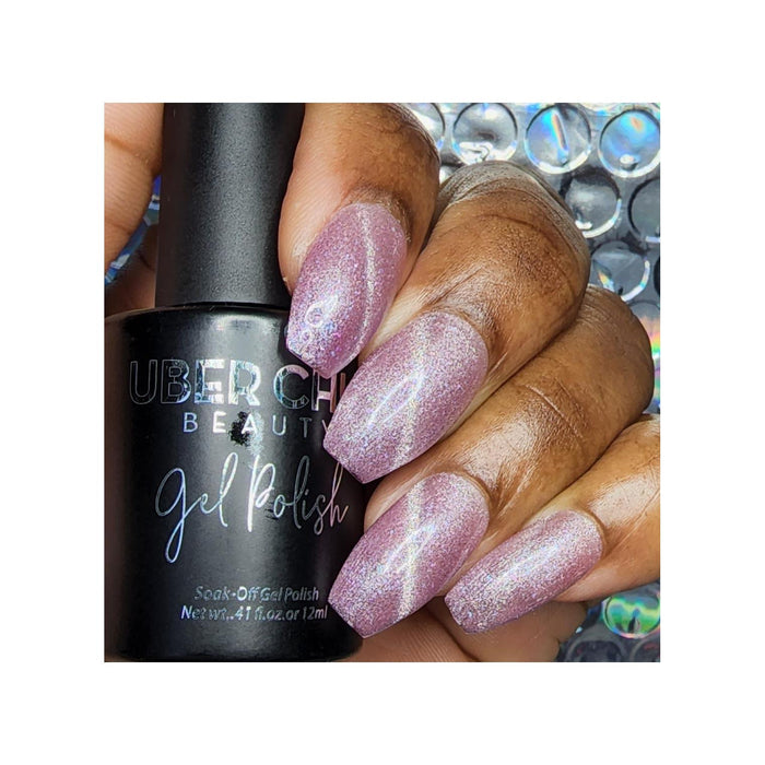 Uberchic Beauty Cotton Candy Daydream   Cats Eye Iridescent Gel Polish