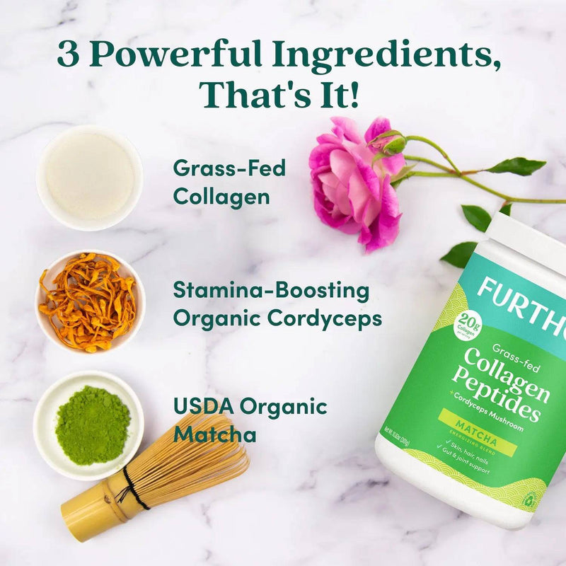 Further Food Matcha Collagen Peptides Powder Collagen