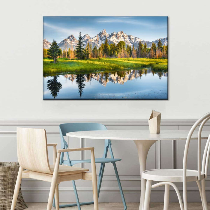 Grand Teton Reflection Wall Art