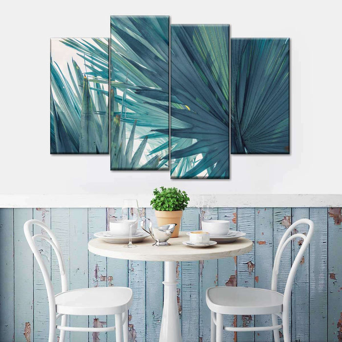 Bushy Palm Leaves Wall Art