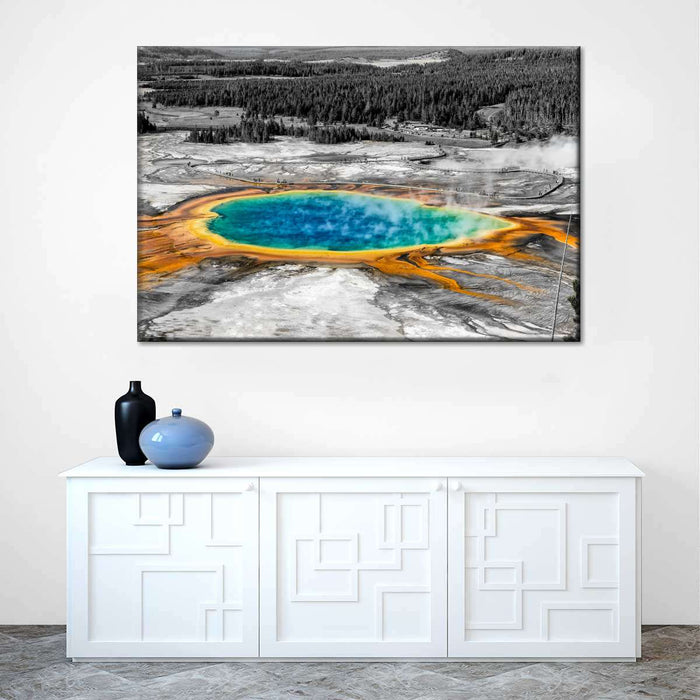 Grand Prismatic Spring Pop Wall Art