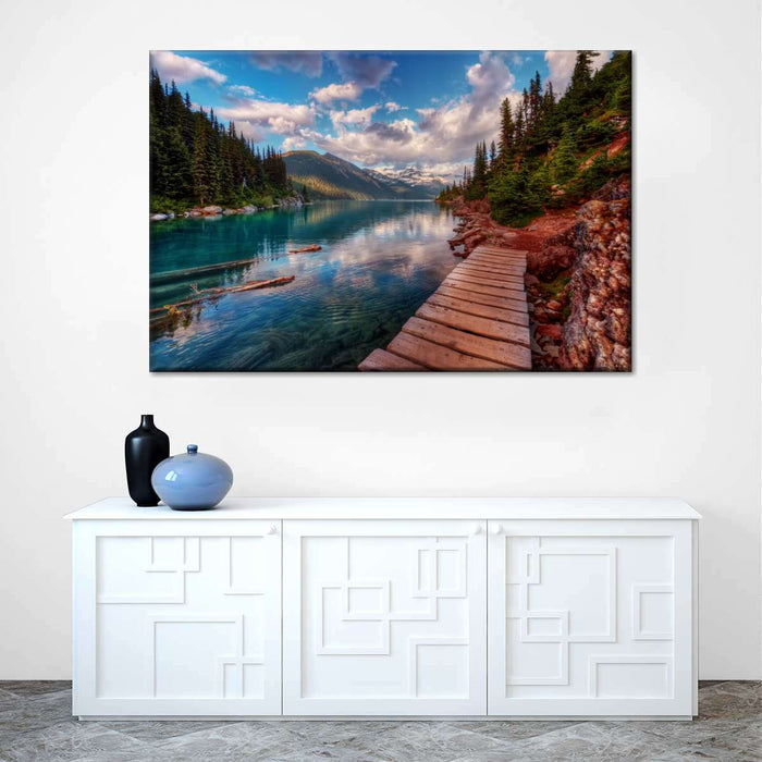 Lake Walkway Wall Art