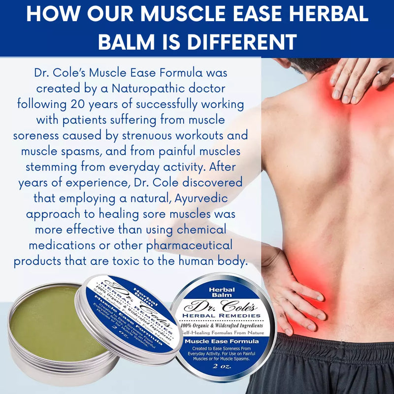 COLEHERBALS 19 - Dr. Cole's Muscle Ease Herbal Balm Herbal