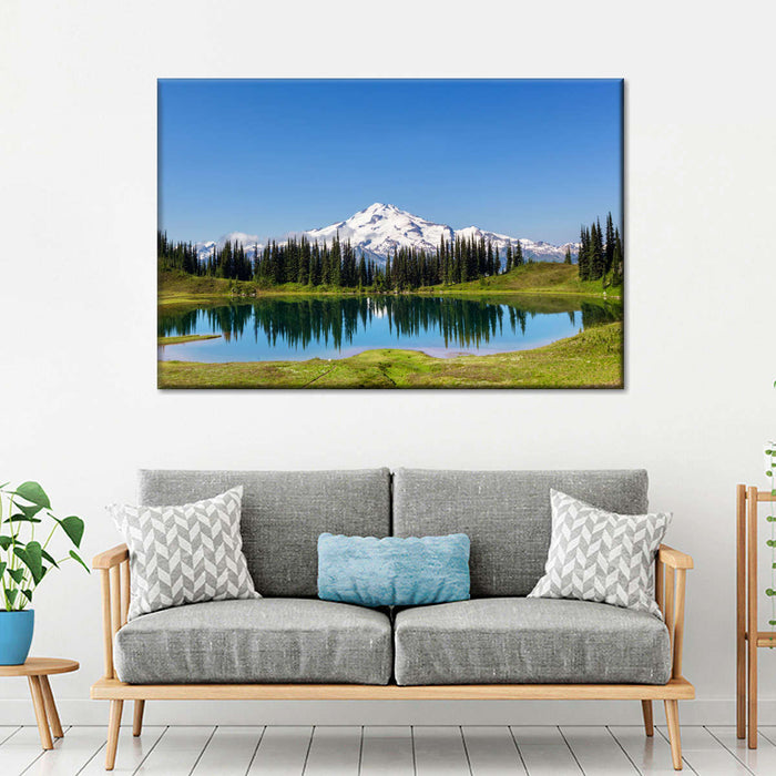 Mount Rainier Little Lagoon Wall Art