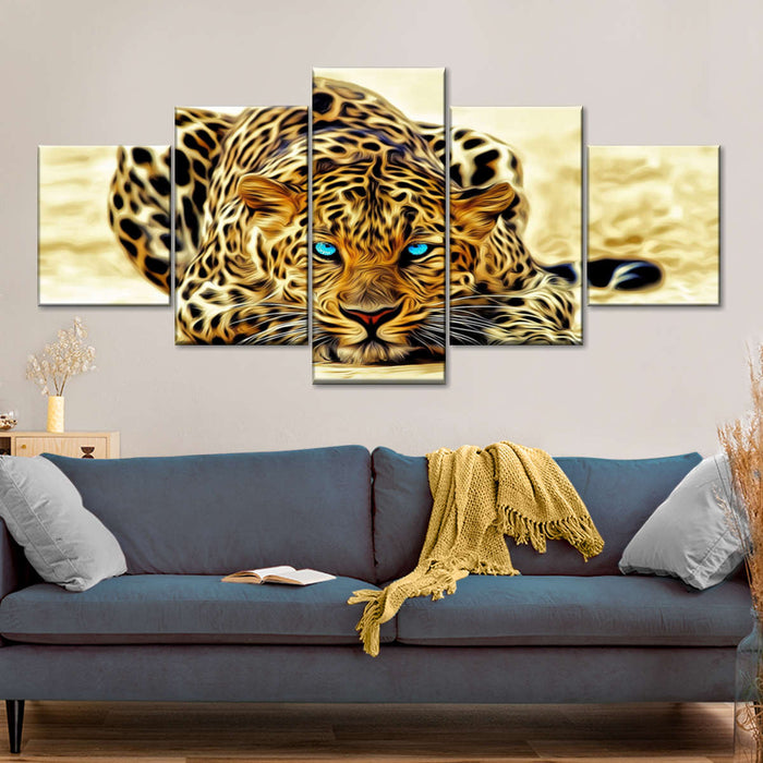 Blue Eyed Jaguar Wall Art