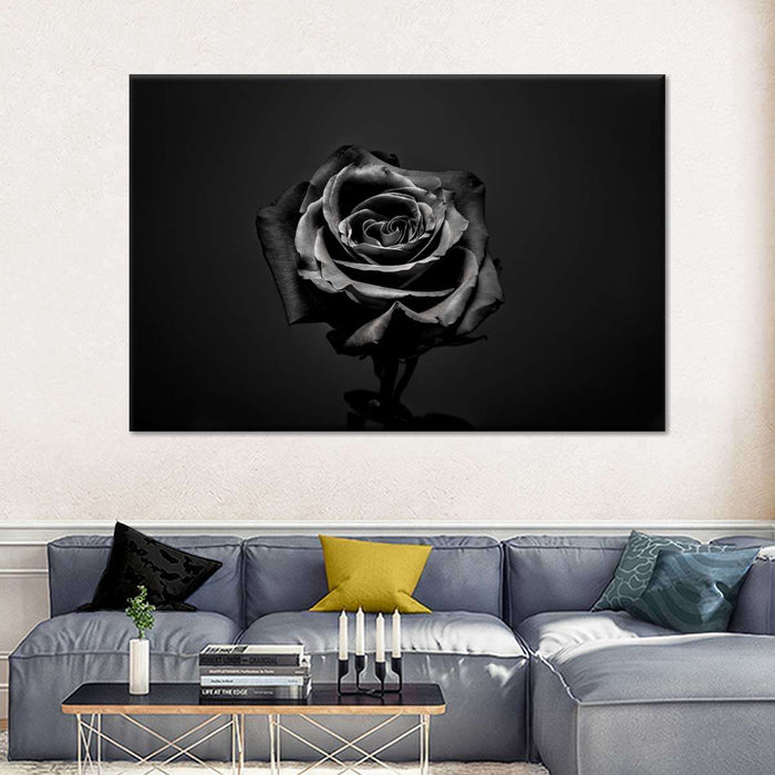 Black Rose Wall Art