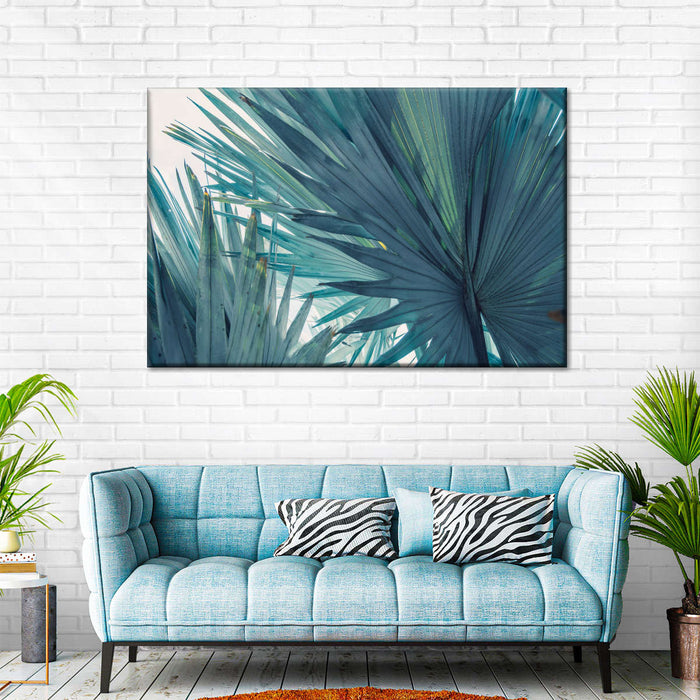 Bushy Palm Leaves Wall Art