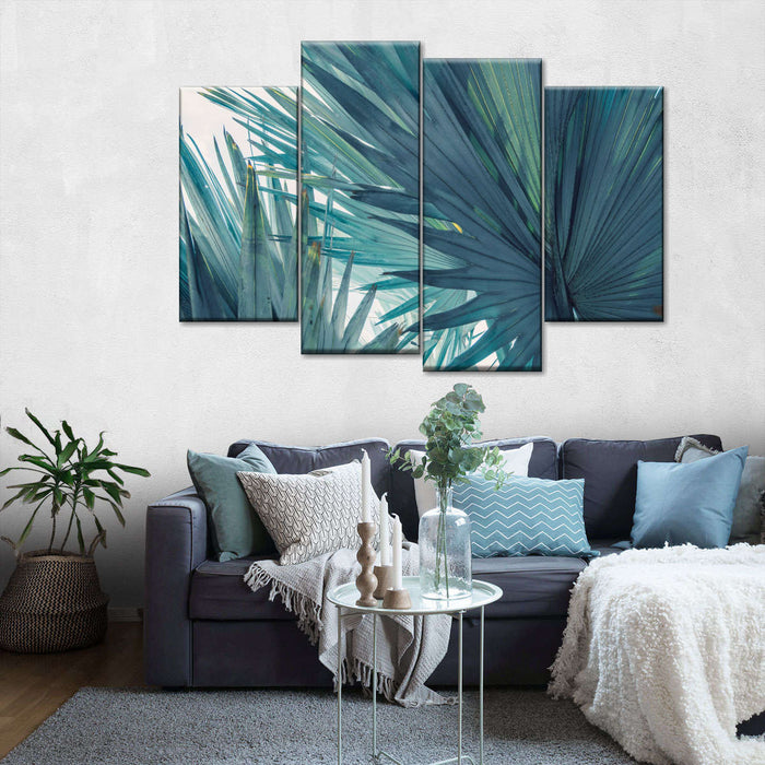 Bushy Palm Leaves Wall Art