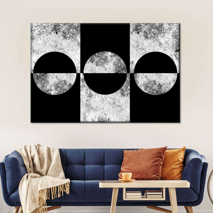 Black Background Abstract Wall Art