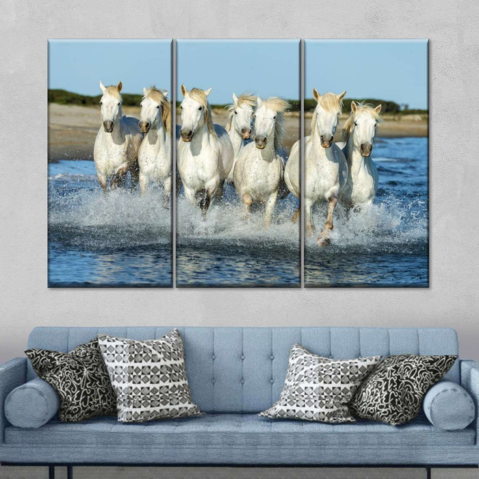 7 Horses Wall Art