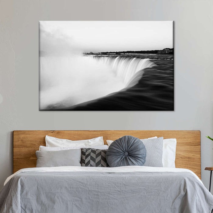 Monochromatic Niagara Falls Wall Art