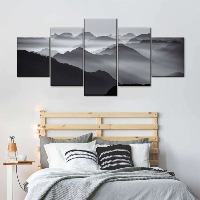 Andes Mountains In Mist Wall Art