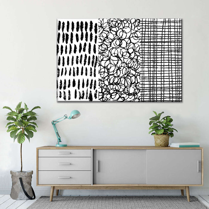 Bold Scribbles Abstract II Wall Art