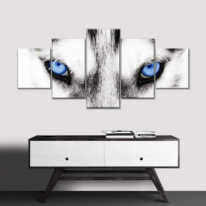 Husky's Eyes Wall Art