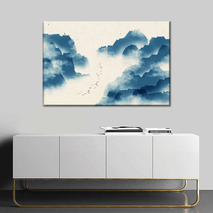 Abstract Chinese Scenery Wall Art