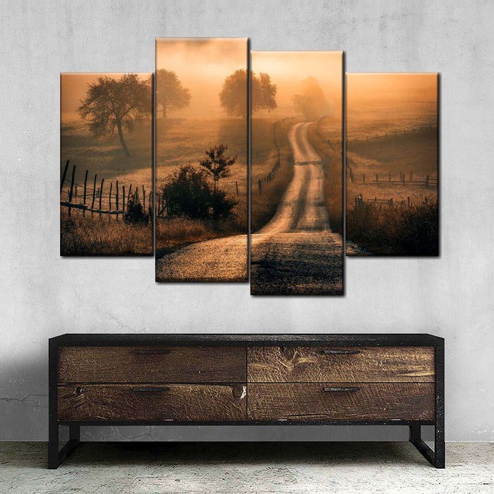 Field Of Fog Wall Art