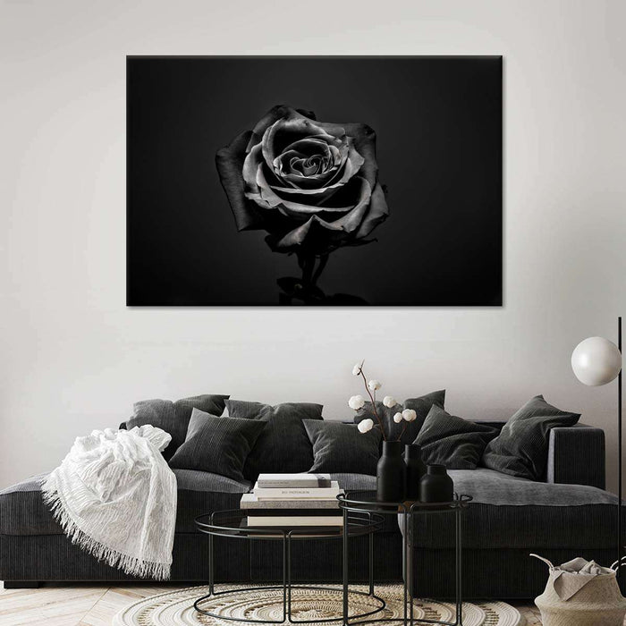 Black Rose Wall Art