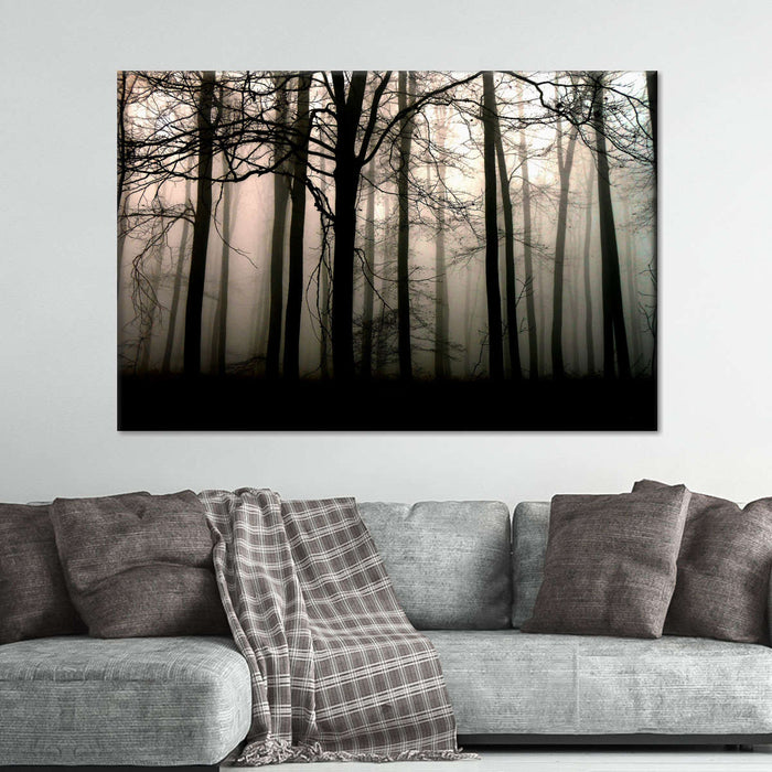 Dead Tree Silhouettes Wall Art